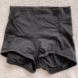 Lululemon tight black shorts